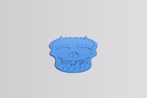 Skull Snowboard Stomp Pad | 3d print model