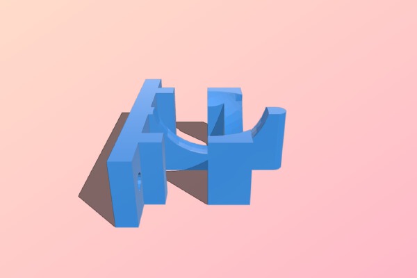 Karen's Scarf and Coat Hook | 3d print model