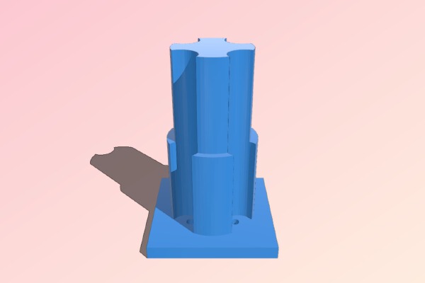 UltiMachine 5lb spool holder. | 3d print model