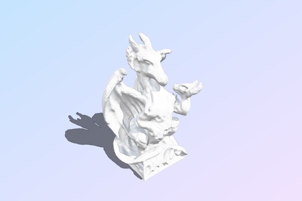 Dragon Kinect Scan | 3d print model