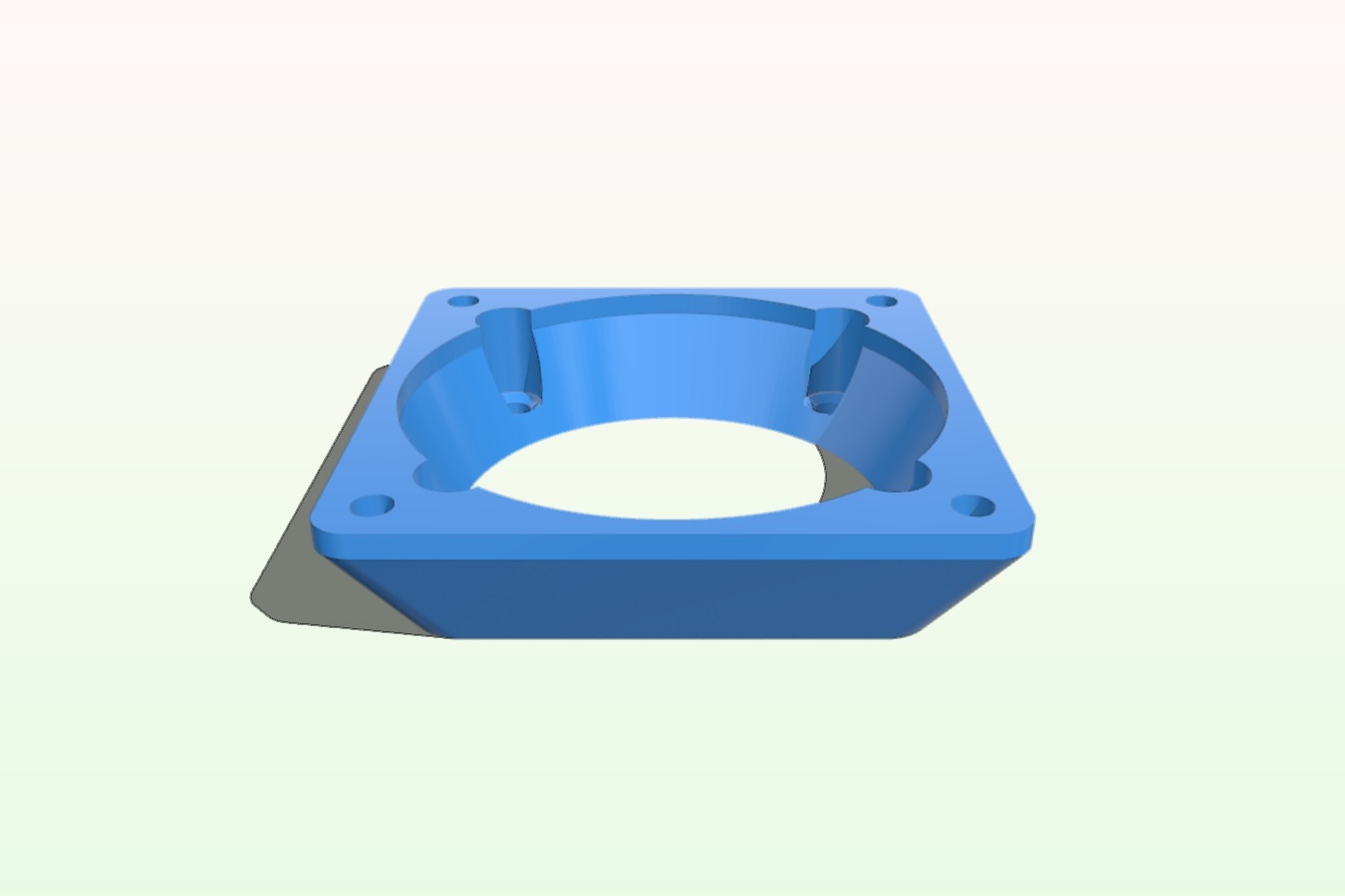 Ender 2 - CR-10 Fan Adapter from 40 to 50mm