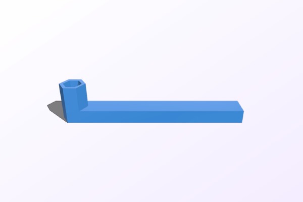 Right Angle Bit Holder for Screwing in Tight Spaces | 3d print model