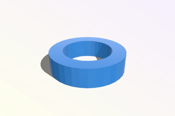 Radiator funnel adapter D cap spacer | 3d print model