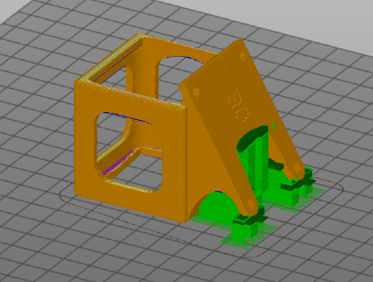 TBS Source One Foxeer Box 2 mount | 3d print model