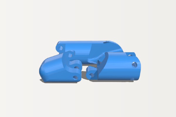 New Finger for Prosthetic Hand (progressive and independent finger movement) | 3d print model