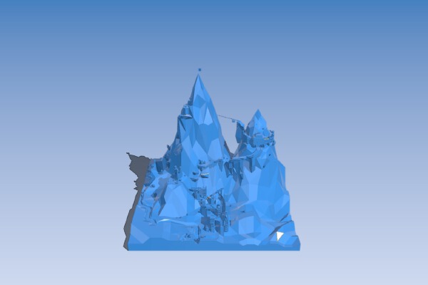 Celeste Mountain | 3d print model