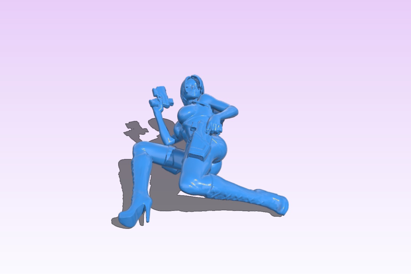 Miss Lara croft figurine