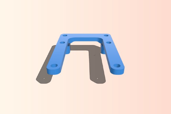 E3DV5 J-Head mount & peripherals | 3d print model