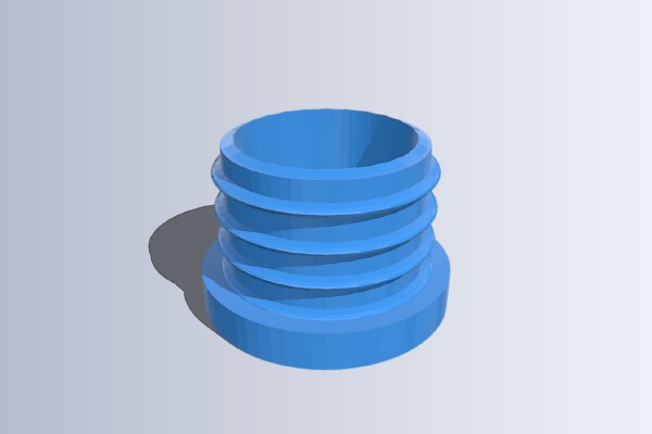 Brake caliper guide pin dust cap | 3d print model