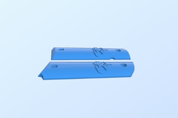 Hitman 1911 Grips | 3d print model