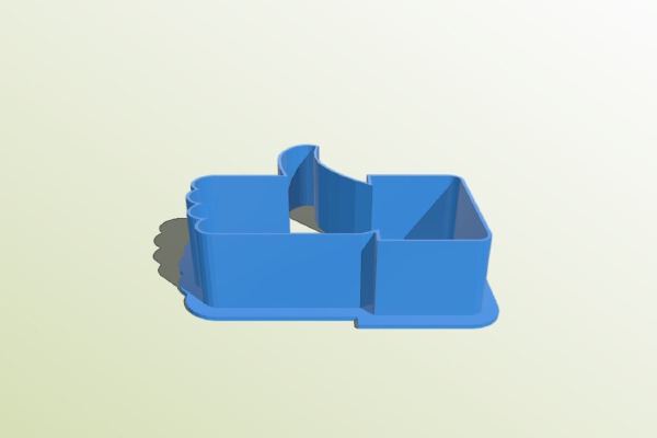 facebook like cookie cutter | 3d print model