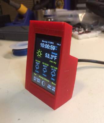Case for Wemos D1 Mini v3 with 2.4" TFT Shield | 3d print model