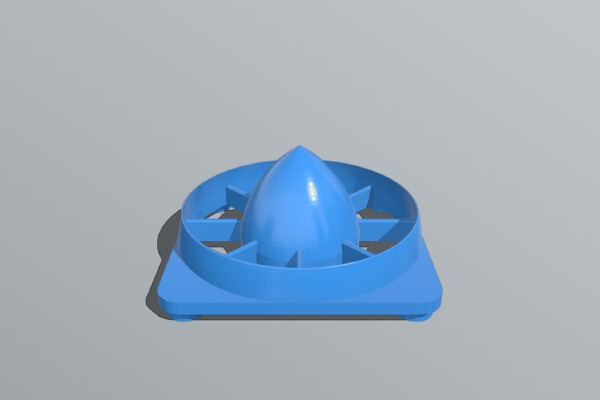 40mm Fan Guard (turbine style, no screws) | 3d print model