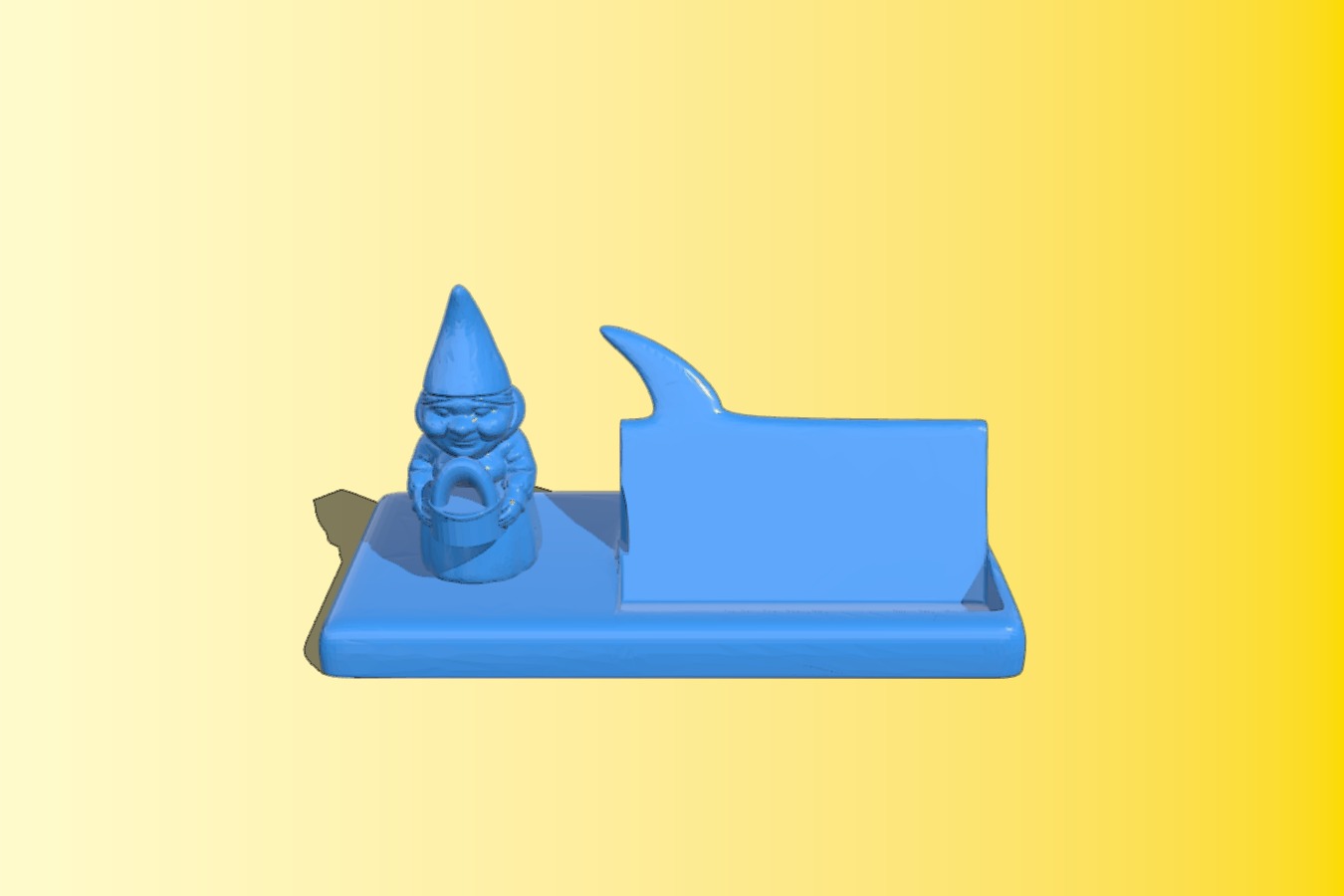 female gnome sayin' business card holder fixed walls printable in anything