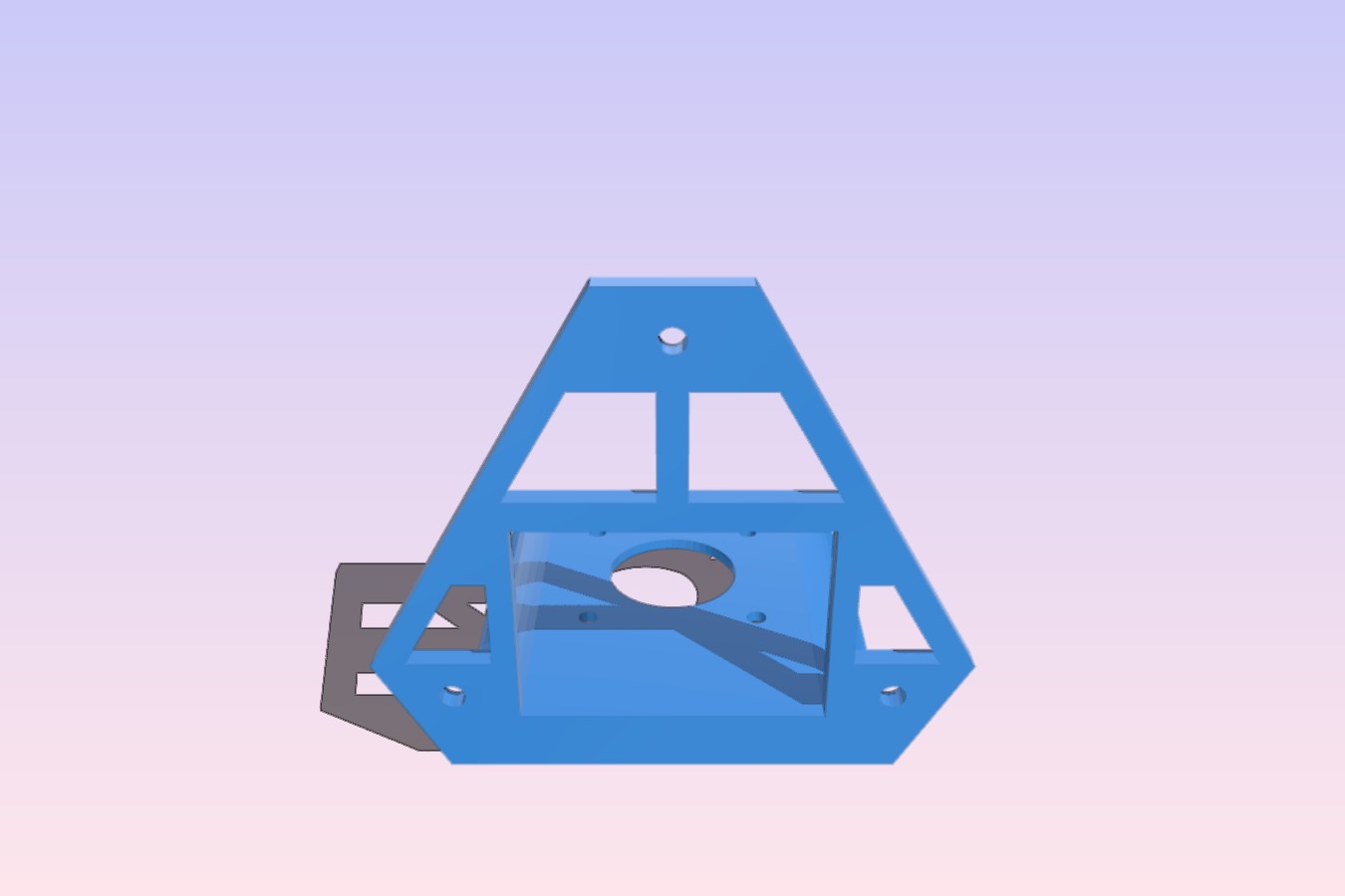 Flying Extruder Support for DELTA