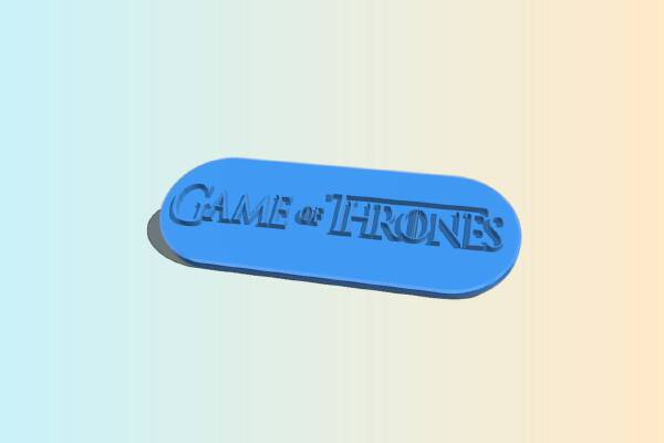 MAGNET GAME OF THRONES | 3d print model