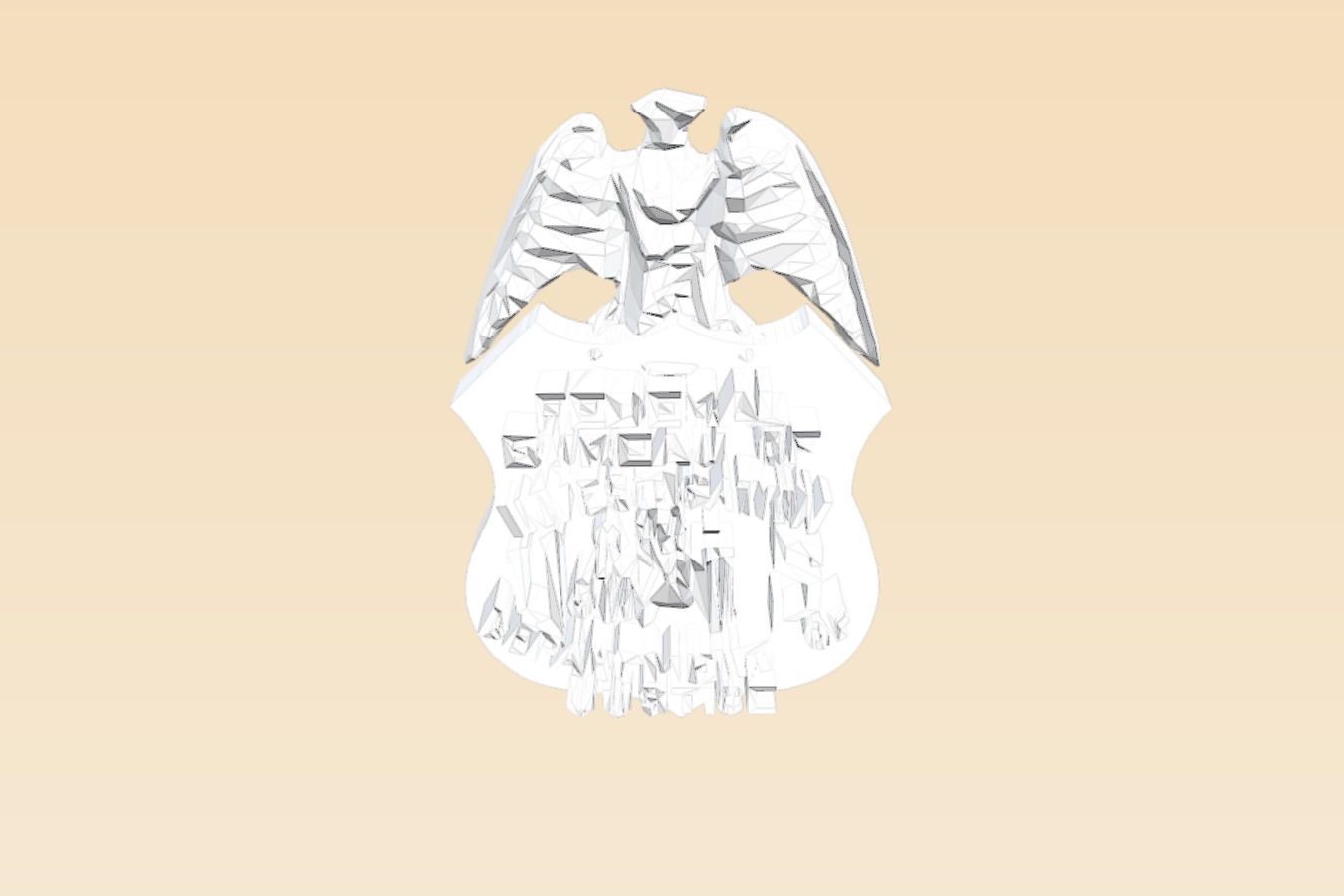 FBI Badge for Sixth-Scale Action Figures