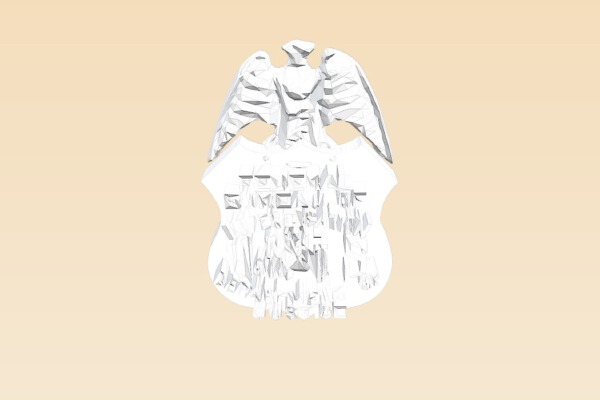 FBI Badge for Sixth-Scale Action Figures | 3d print model