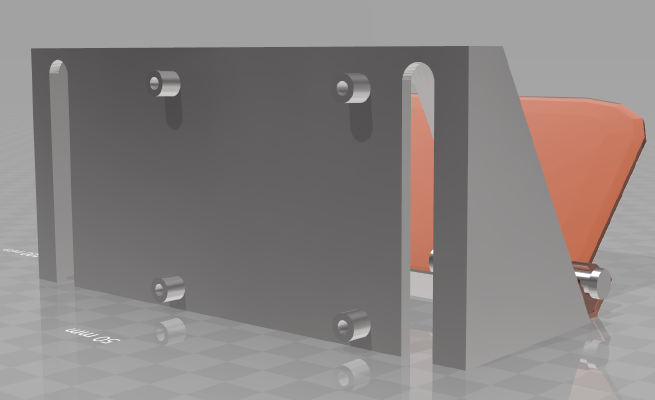 Anycubic Chiron Display Cover with RPi Mount | 3d print model
