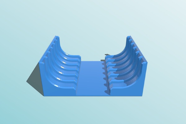 Lid Storage for Ello Duraglass 3.4 cup Food Storage Containers | 3d print model