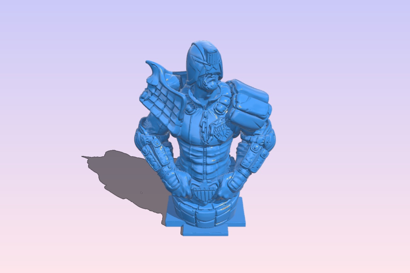 Judge Dredd bust – superman