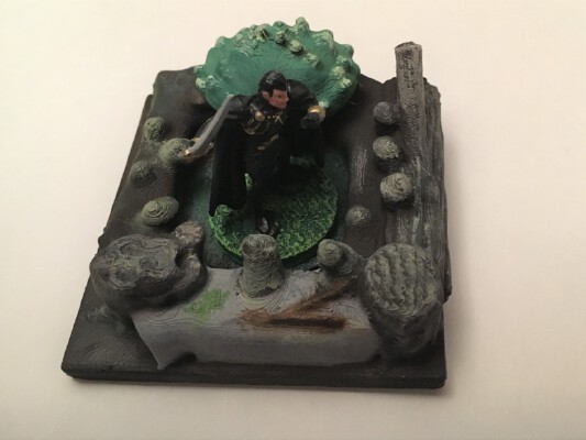 Miniature Wild Plant - Surprise and Attack | 3d print model