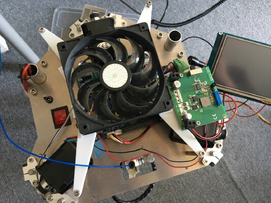 Top Fan Mount for 3KU Delta Printer | 3d print model