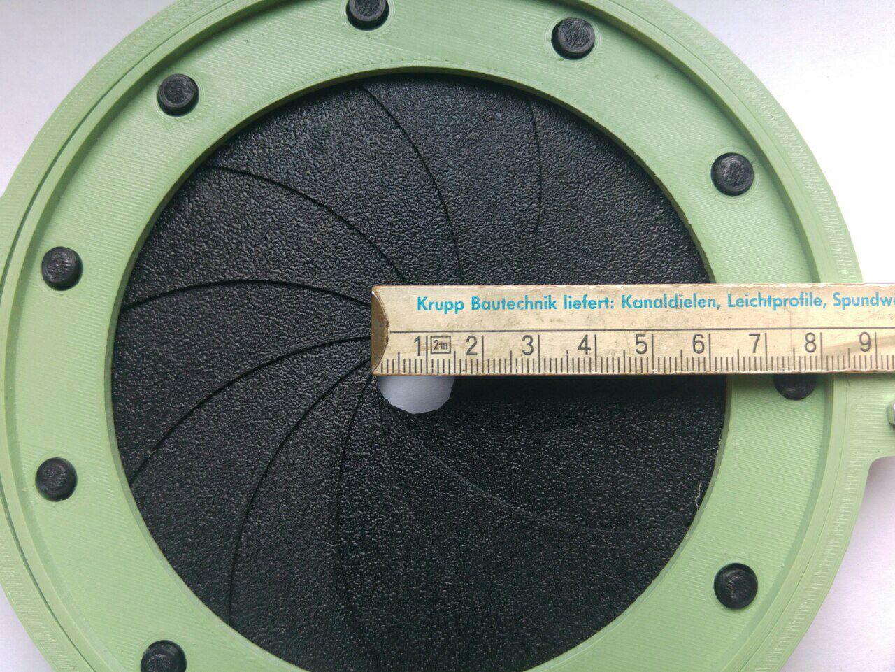 Mechanical Iris 120mm for Stepper