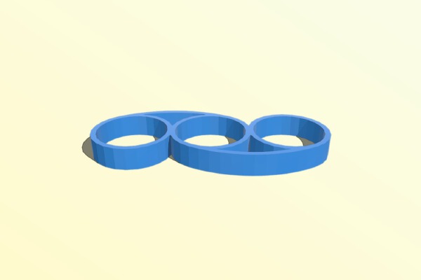 Simple Fidget Hand Spinner | 3d print model