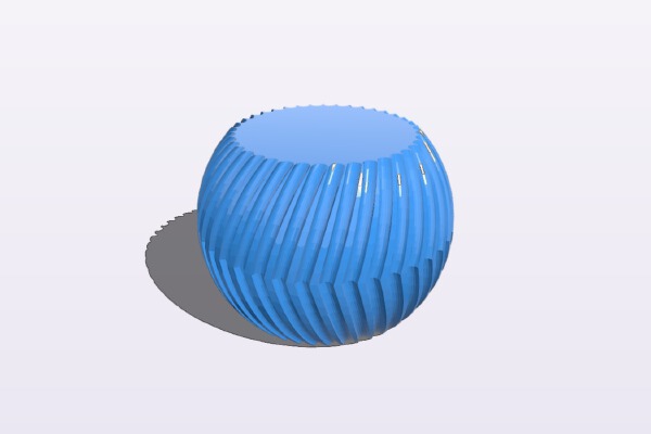 Sphere planter split | 3d print model