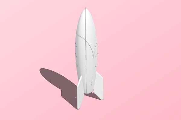Fallout 4 Baby Mobile Rocket | 3d print model