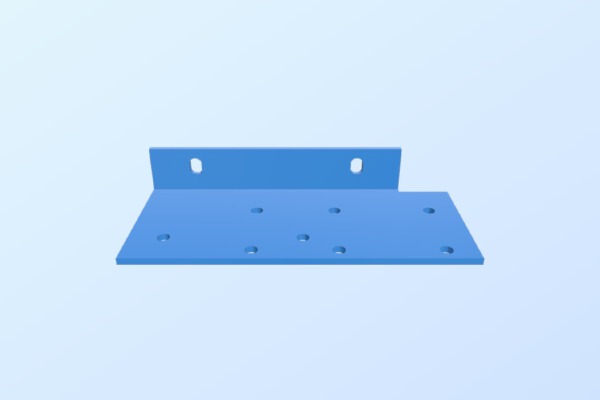Amiga 4000D Harddisk bracket | 3d print model
