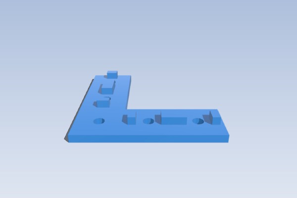 L joint for extrusion 30 x 30 | 3d print model