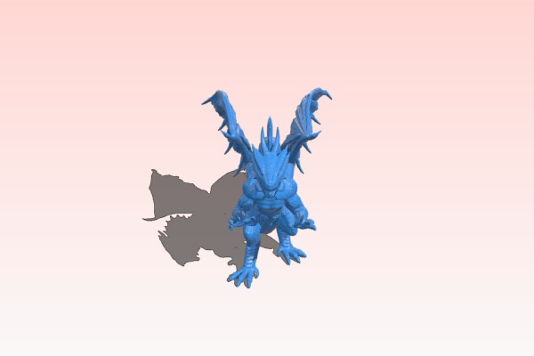 Adult Bronze Dragon | 3d print model