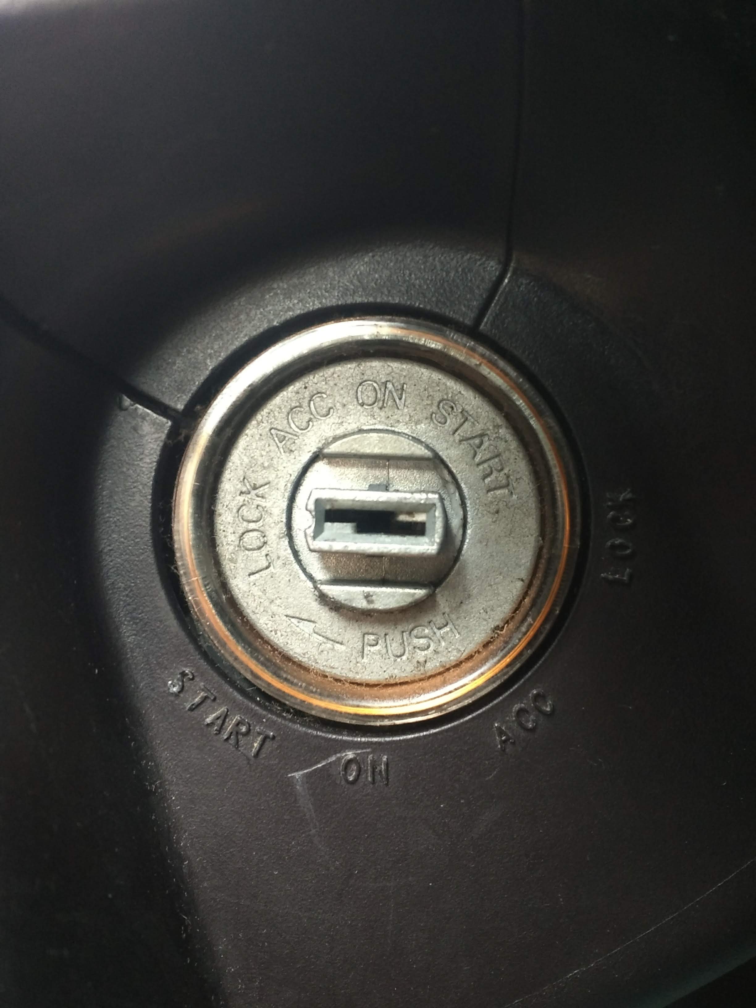 Japanese car ignition switch base plate