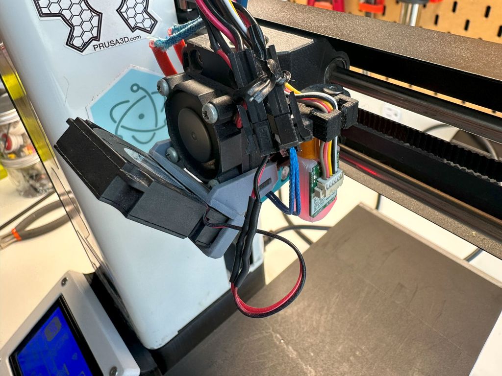 Monoprice Select Mini GT2 Shroud for E3Dv6 + BLTouch + Radial Fan