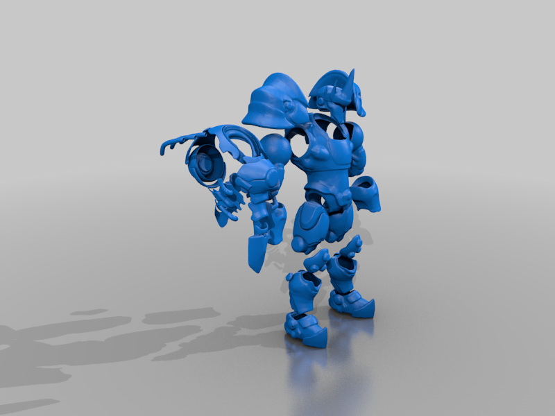 Reinhardt Overwatch Suit_ Model Files to download and to 3D print for