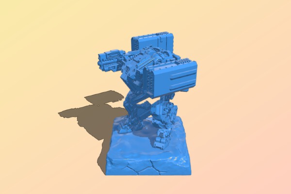 Robots fight on the battlefield | 3d print model