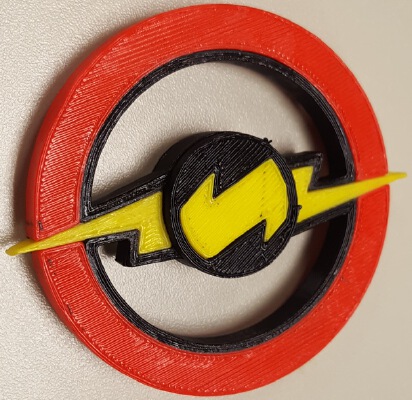 Flash Logo Fidget Spinner | 3d print model