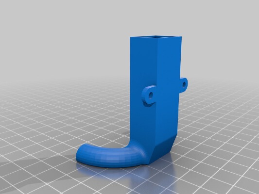 Semi circular fan duct for Tech2C E3D V6 X-carriage | 3d print model