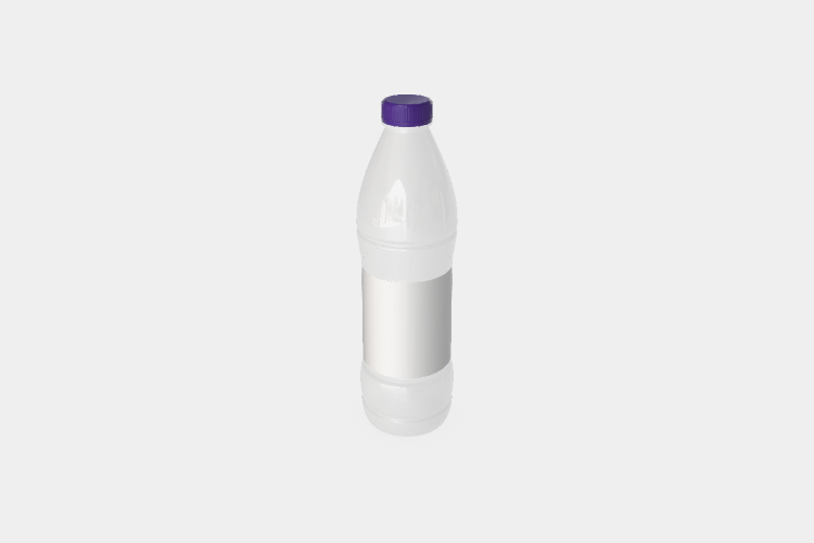 Drinking Plastic Water Bottle Mockup