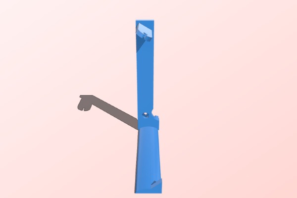 Wider spool holder for the Afinia H-series 3D printer | 3d print model