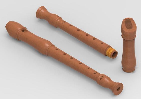 Soprano Recorder | 3d print model