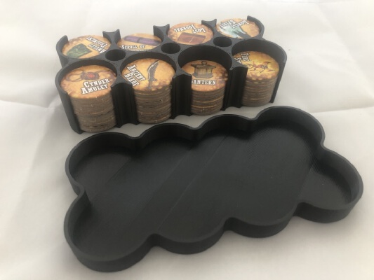 Shadows of Brimstone 8 Large Token Holder | 3d print model