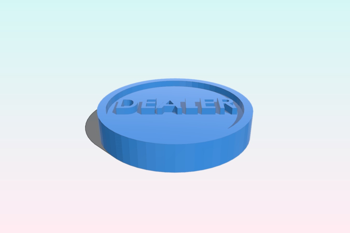 Chip Poker Dealer Game
