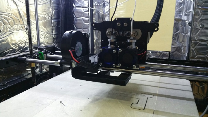 parts fan _ layer fan duct for Peter Stoneham mount on rigidbot | 3d print model