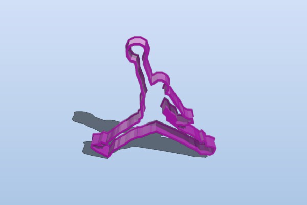 Jordan Logo Cookie Cutter | 3d print model