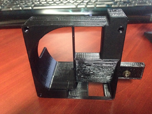 Lulzbot TAZ 5 80mm Fan Mount | 3d print model