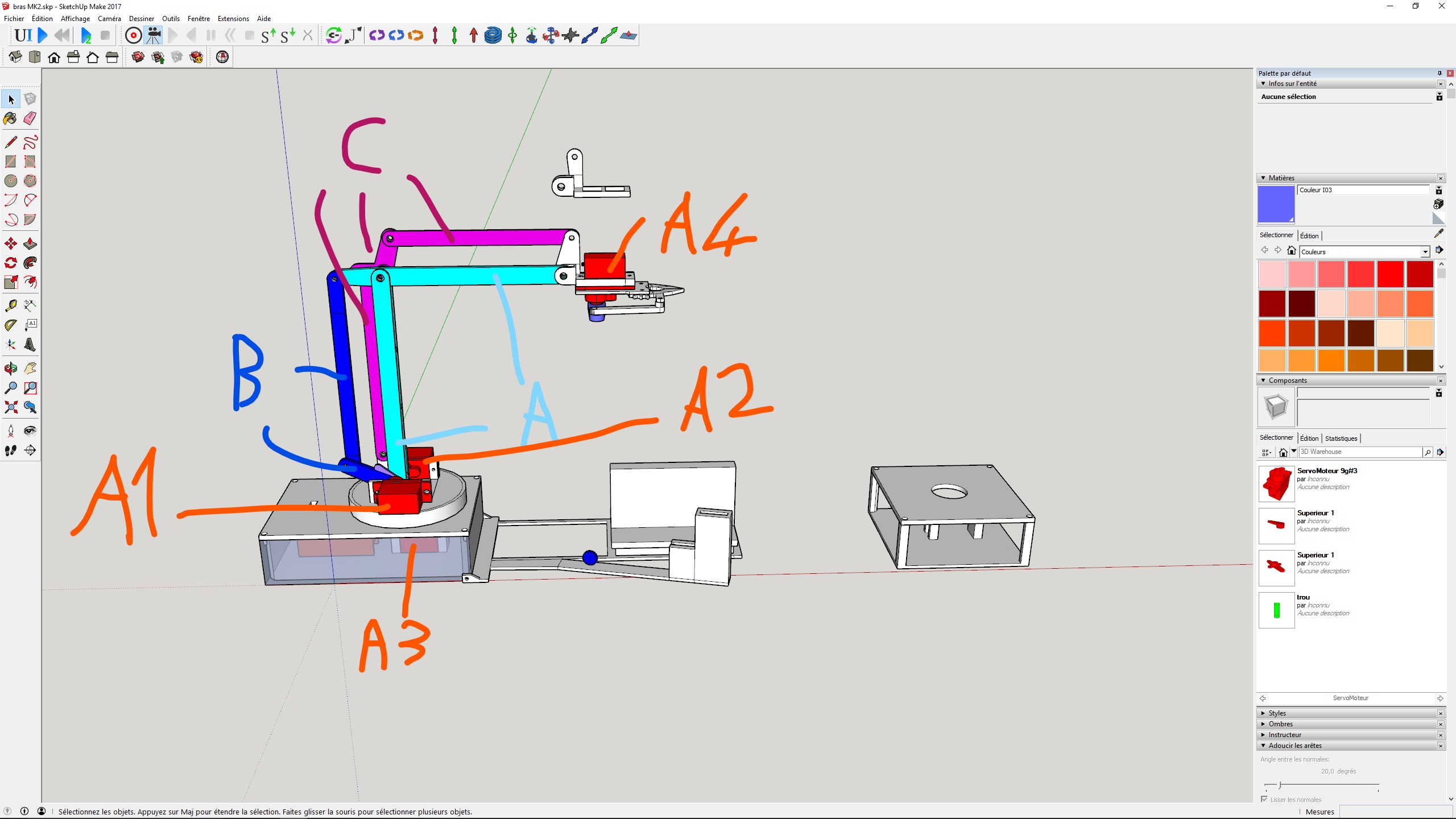 arduino robot arm "Xarm"