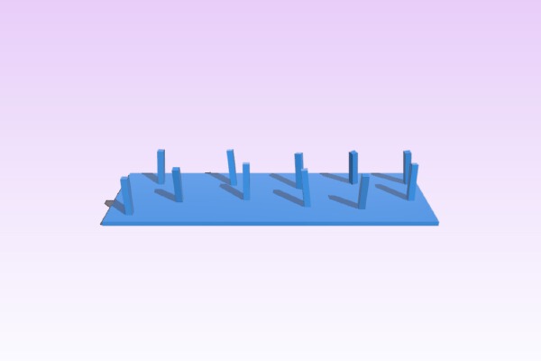 CoC Markers - mines, barbed wire, shock | 3d print model